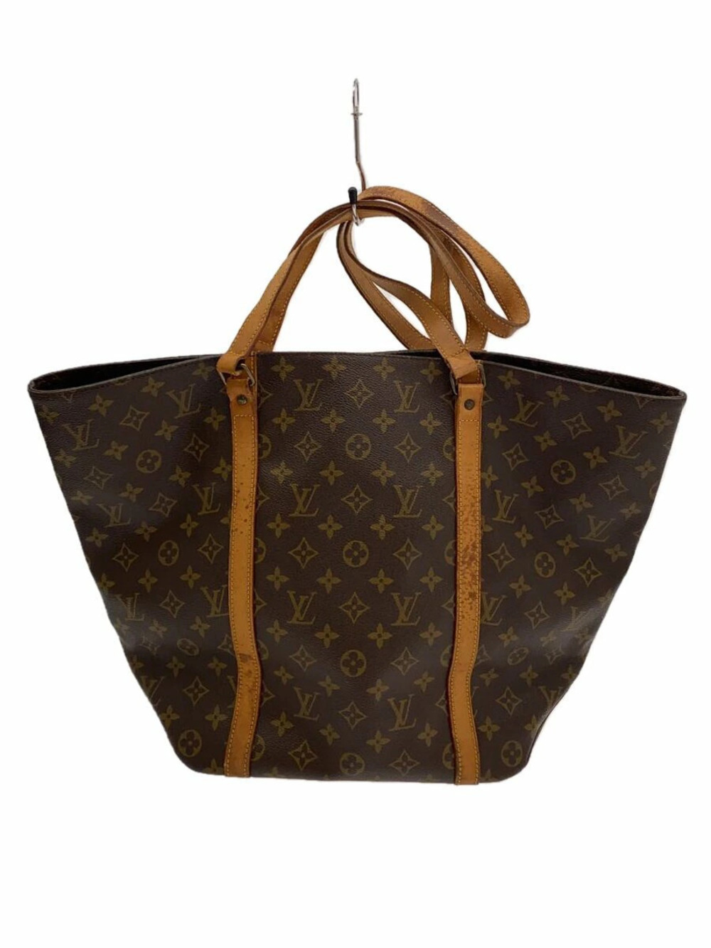 LOUIS VUITTON Tote Bag Brown Sac Shopping Monogram Canvas